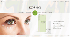 Desktop Screenshot of kosho.com